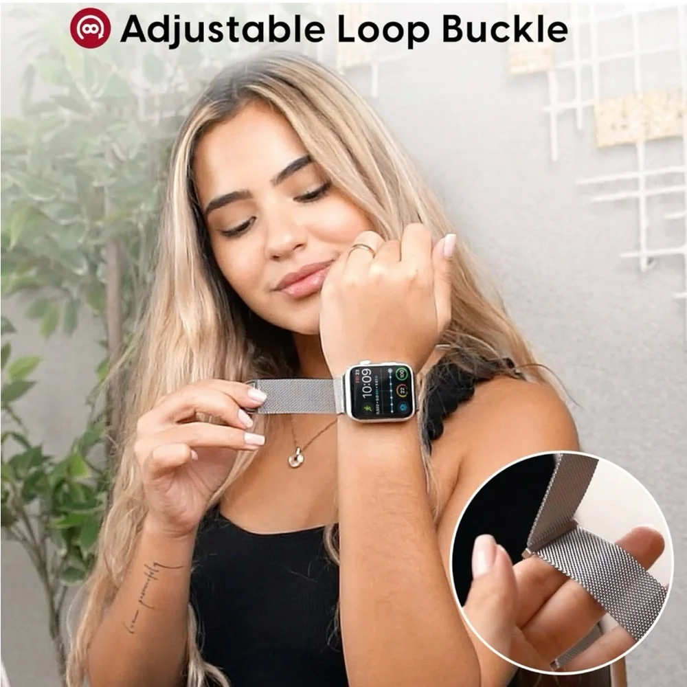 NWT Apple Watch Expandable Band, Silver